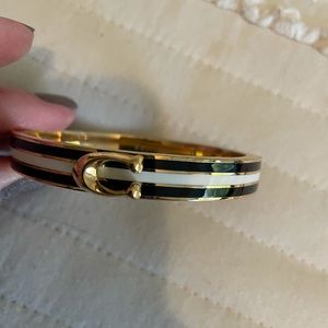 Coach Bracelet White Gold Black